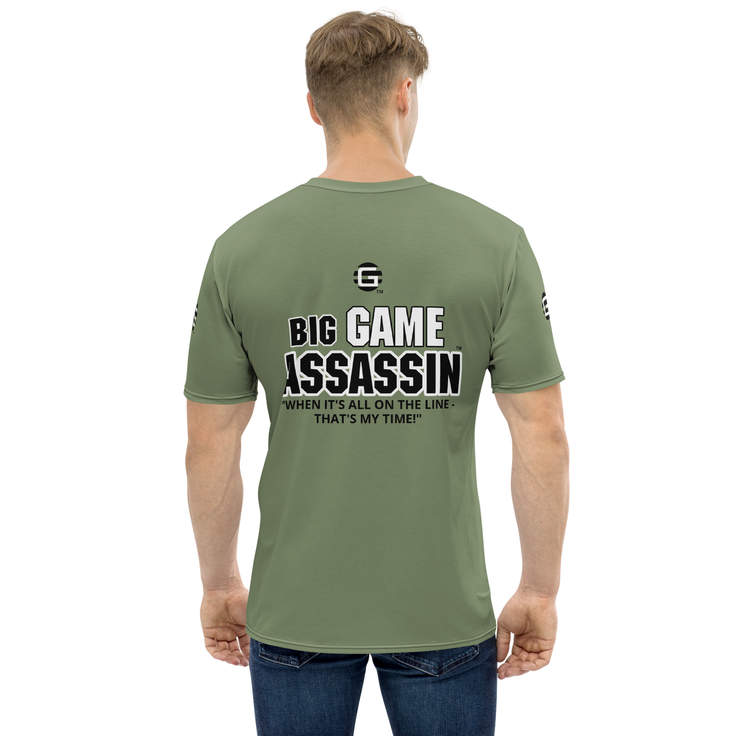 BIG GAME ASSASSIN ® Men's t-shirt (CAMOUFLAGE GREEN).