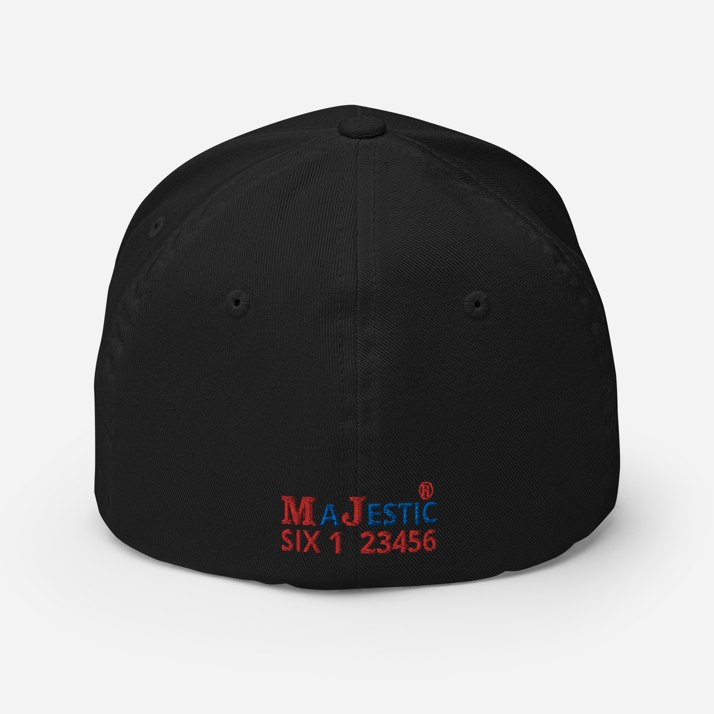 MAJESTIC SIX® (23) MJ's G.O.A.T. - CLOSED BACK CAP. SIZES S/M and L/XL. AVAILABLE IN BLACK, WHITE, DARK GREY, GREY AND DARK NAVY.