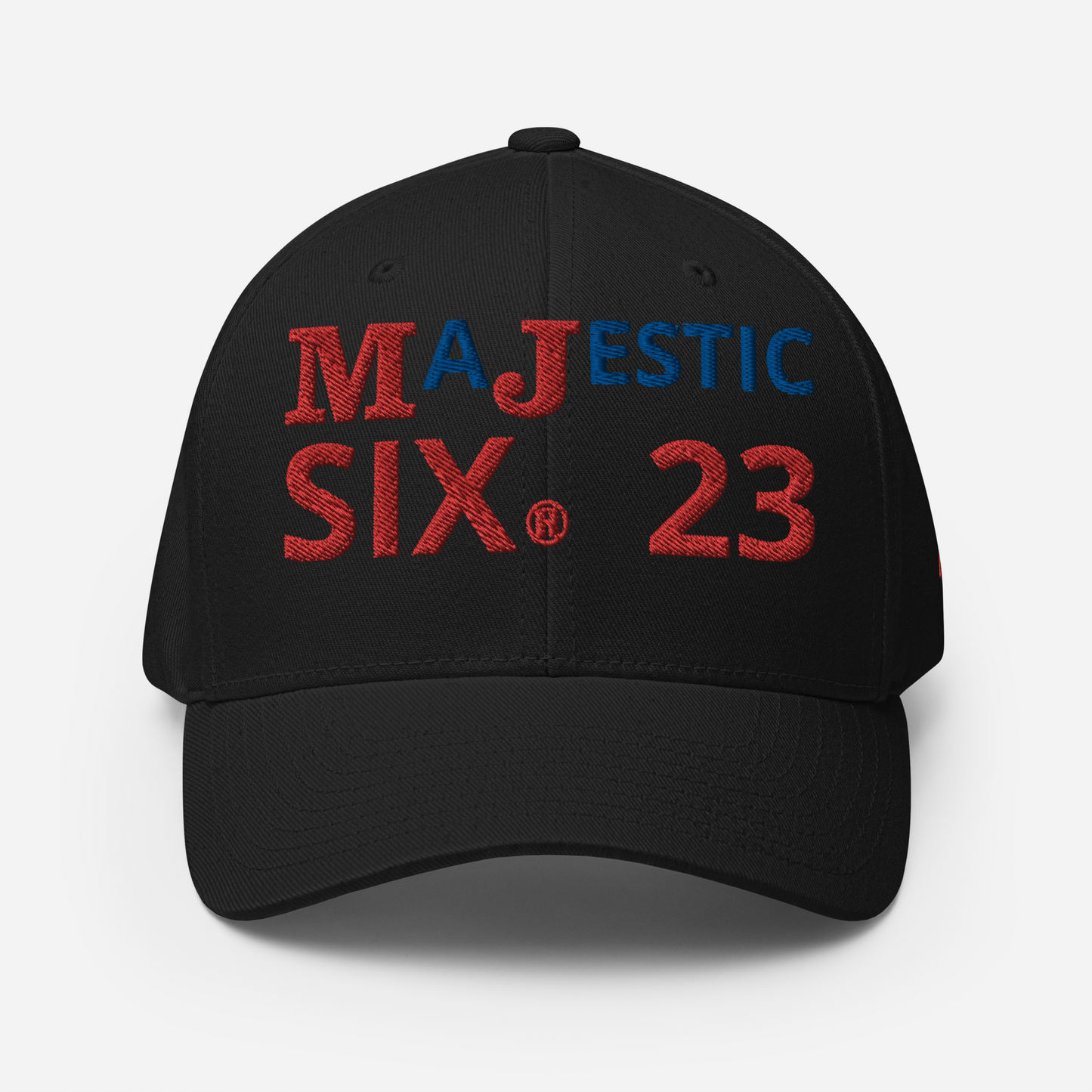 MAJESTIC SIX® (23) MJ's G.O.A.T. - CLOSED BACK CAP. SIZES S/M and L/XL. AVAILABLE IN BLACK, WHITE, DARK GREY, GREY AND DARK NAVY.