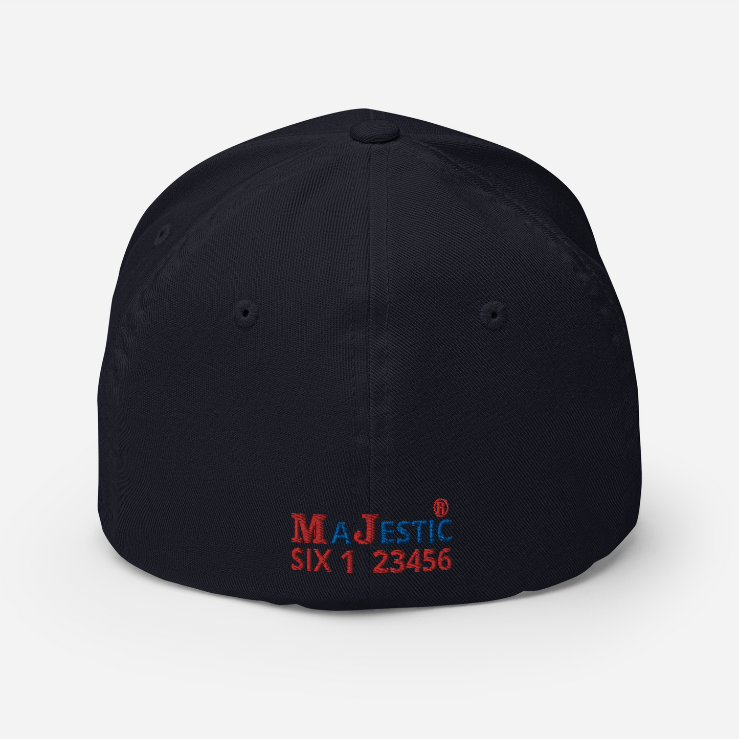 MAJESTIC SIX® (23) MJ's G.O.A.T. - CLOSED BACK CAP. SIZES S/M and L/XL. AVAILABLE IN BLACK, WHITE, DARK GREY, GREY AND DARK NAVY.
