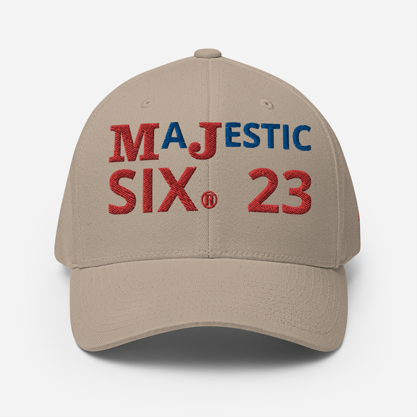 MAJESTIC SIX® (23) MJ's G.O.A.T. - CLOSED BACK CAP. SIZES S/M and L/XL. AVAILABLE IN BLACK, WHITE, DARK GREY, GREY AND DARK NAVY.