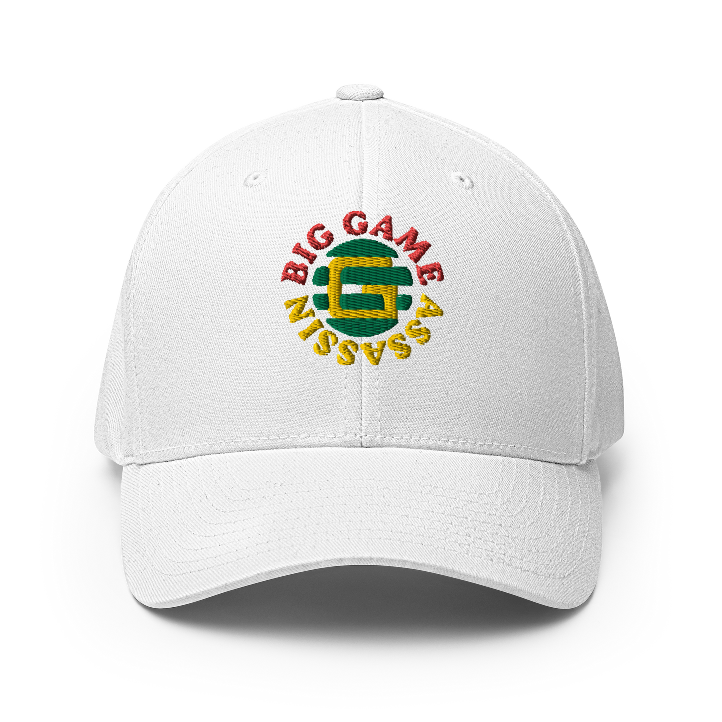 BIG GAME ASSASSIN ® Closed back Cap. Available in Black/Grey/Dark Grey and White. Sizes SM/M and L/XL.