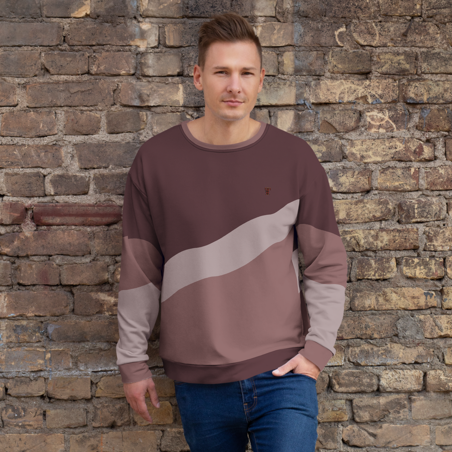 FOREVER TRENDING® "FLO" (FLO - SOLO) Unisex Sweatshirt. Colours includes Light Wood, Careys Pink and Cab Sav. Available in sizes 2XS - 6XL.