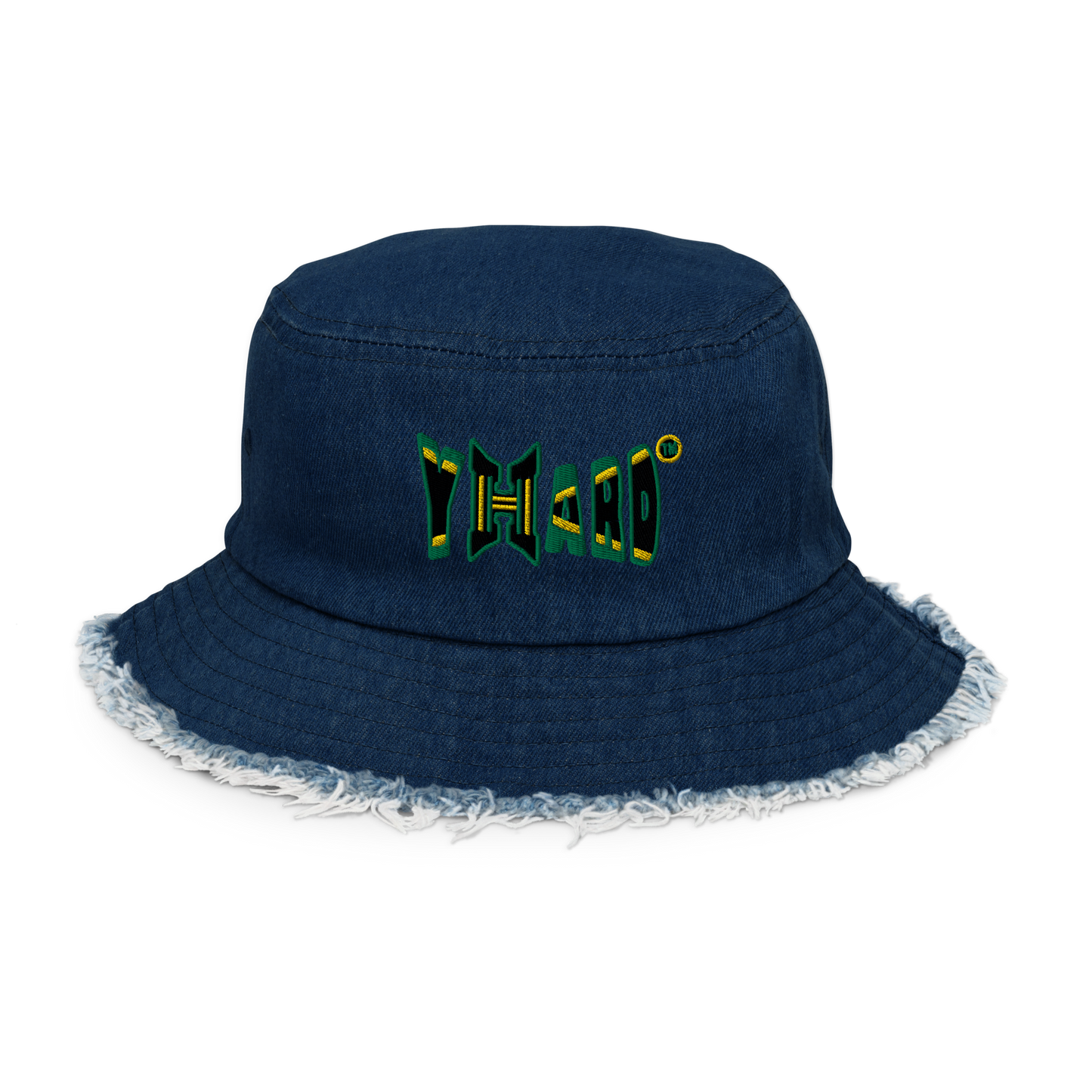 YHARD Distressed denim bucket hat