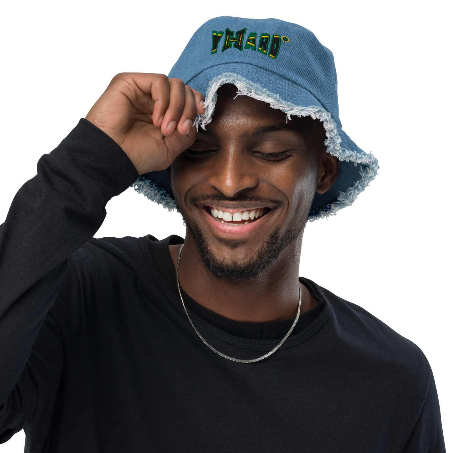 YHARD Distressed denim bucket hat